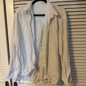 White Button Down Shirt for Women